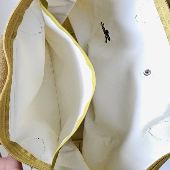 Longchamp Le Pliage Green Large Nylon Tote Bag, Mustard Yellow - Picture 5 of 9